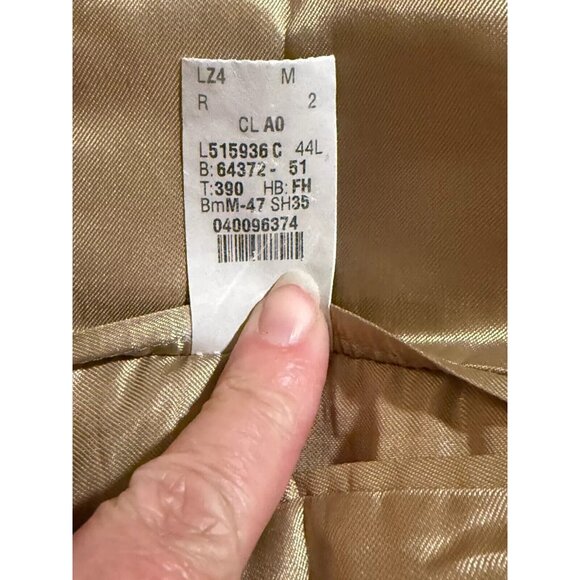 Lauren Ralph Lauren Mens 44L Wool Blazer Gray Made In Canada Classic Style - Picture 12 of 15